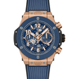 Hublot Big Bang Unico King Gold Blue Ceramic Automatic Chronograph