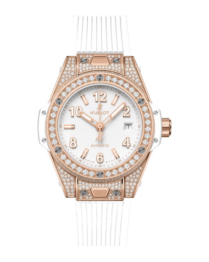 Hublot Big Bang One Click King Gold White Pavé 485.OE.2080.RW.1604