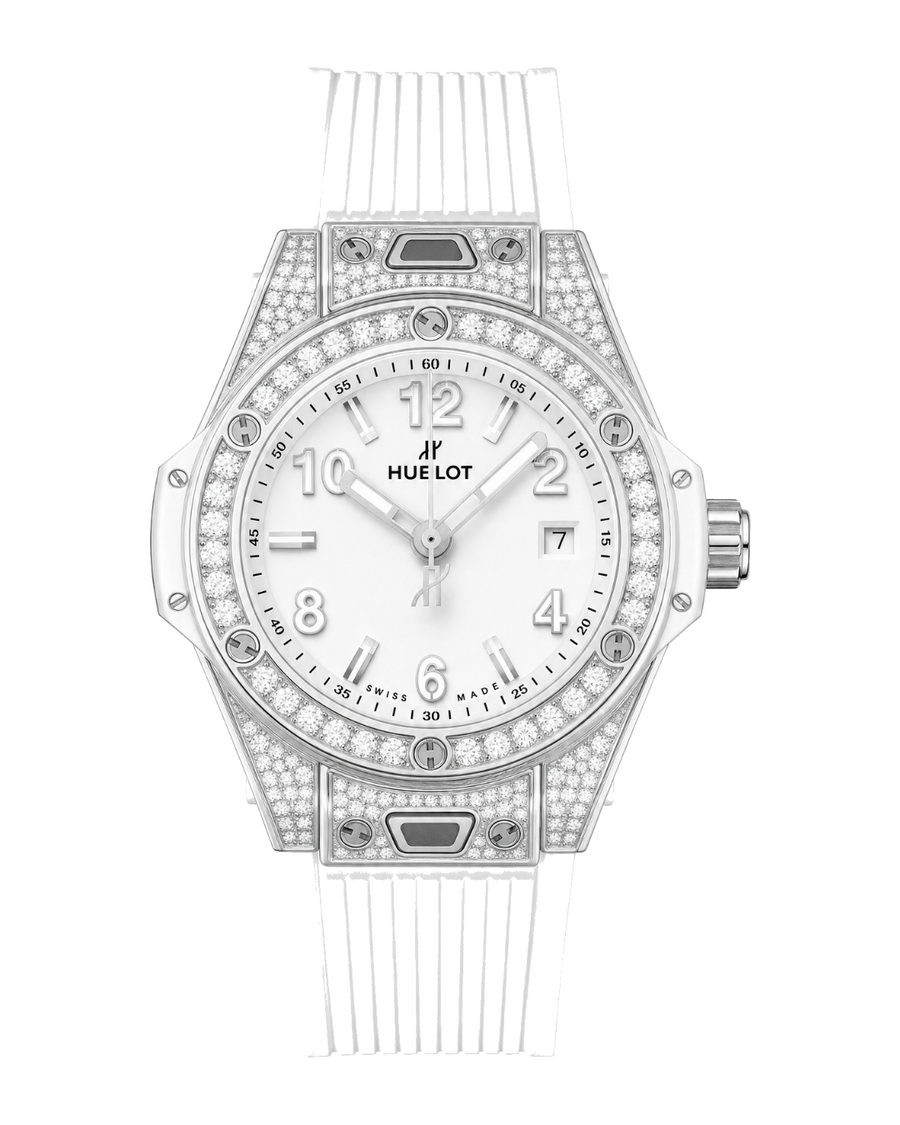 Hublot Big Bang One Click Steel White Pavé 485.SE.2010.RW.1604