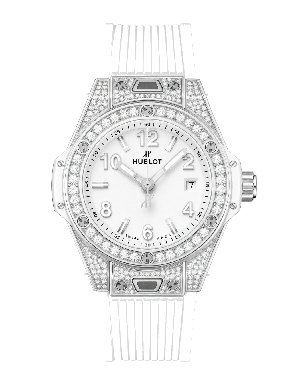 Hublot Big Bang One Click Steel White Pavé 485.SE.2010.RW.1604