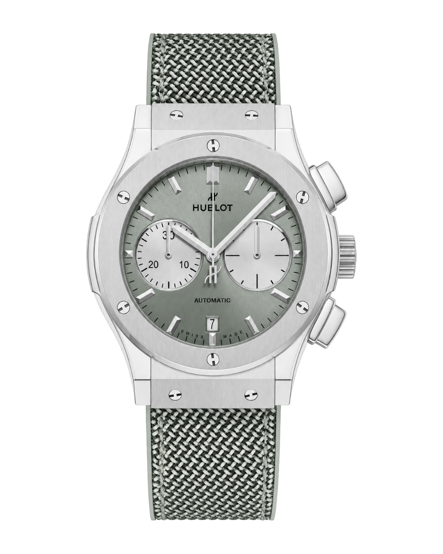Hublot Classic Fusion Chronograph Titanium Sage Green 521.NX.891G.NR