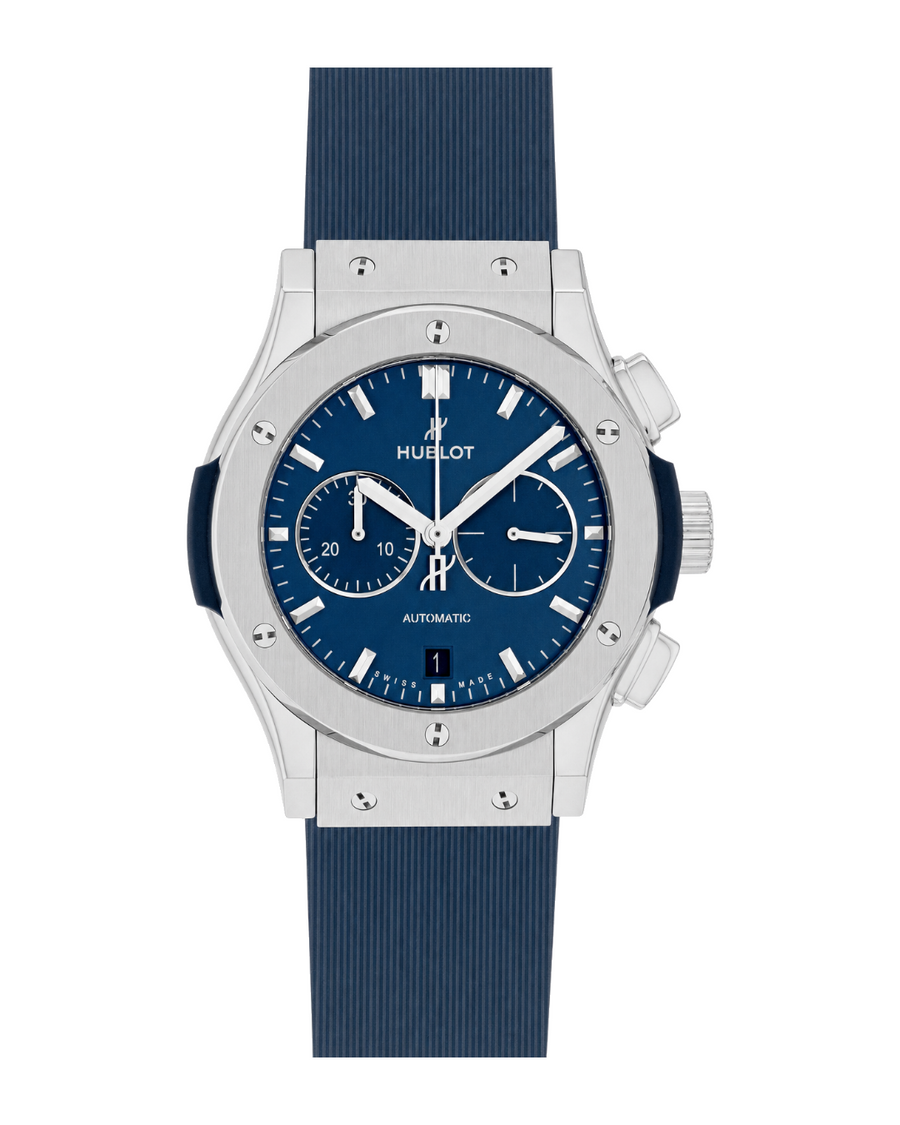 Hublot Classic Fusion Chronograph Titanium Blue 541.NX.7170.RX