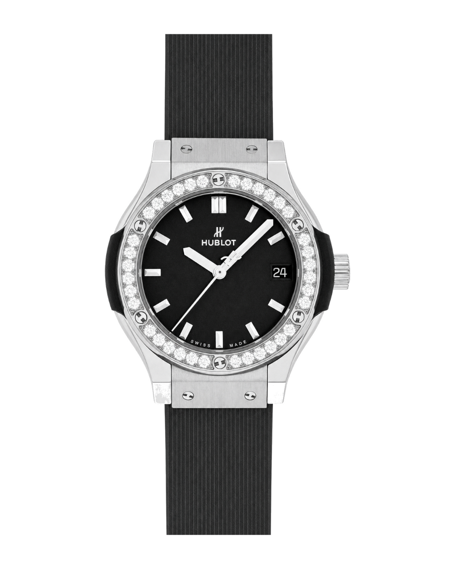 Hublot Classic Fusion Quartz Titanium Diamonds 581.NX.1470.RX.1104