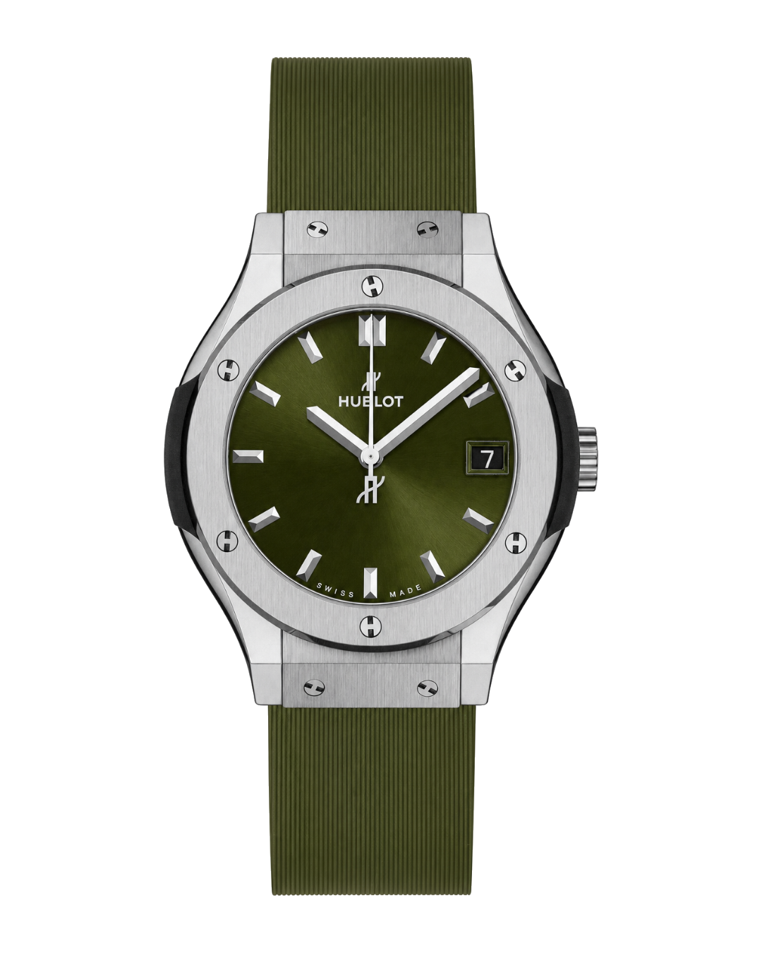 Hublot Classic Fusion Quartz Titanium Green 581.NX.8970.RX