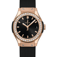 Hublot Classic Fusion Quartz King Gold Diamonds