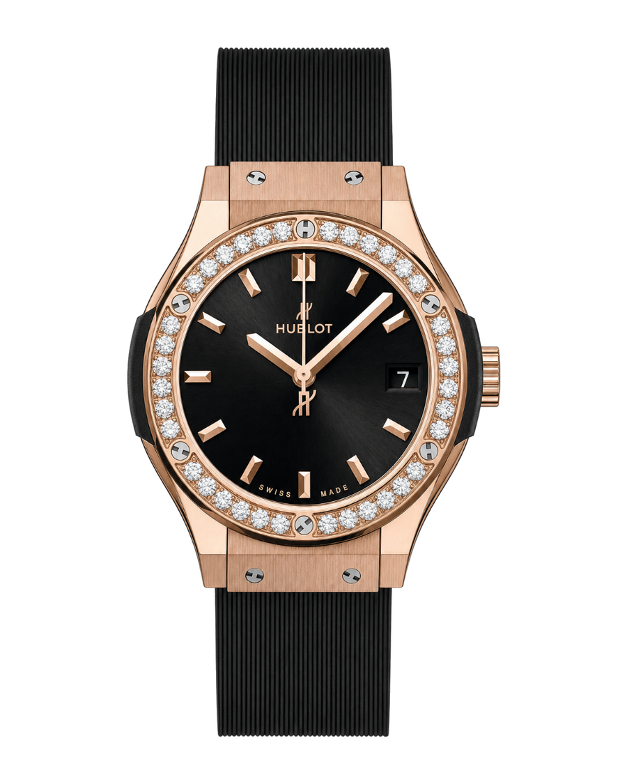 Hublot Classic Fusion Quartz King Gold Diamonds 581.OX.1480.RX.1104