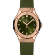 Hublot Classic Fusion Quartz King Gold Green