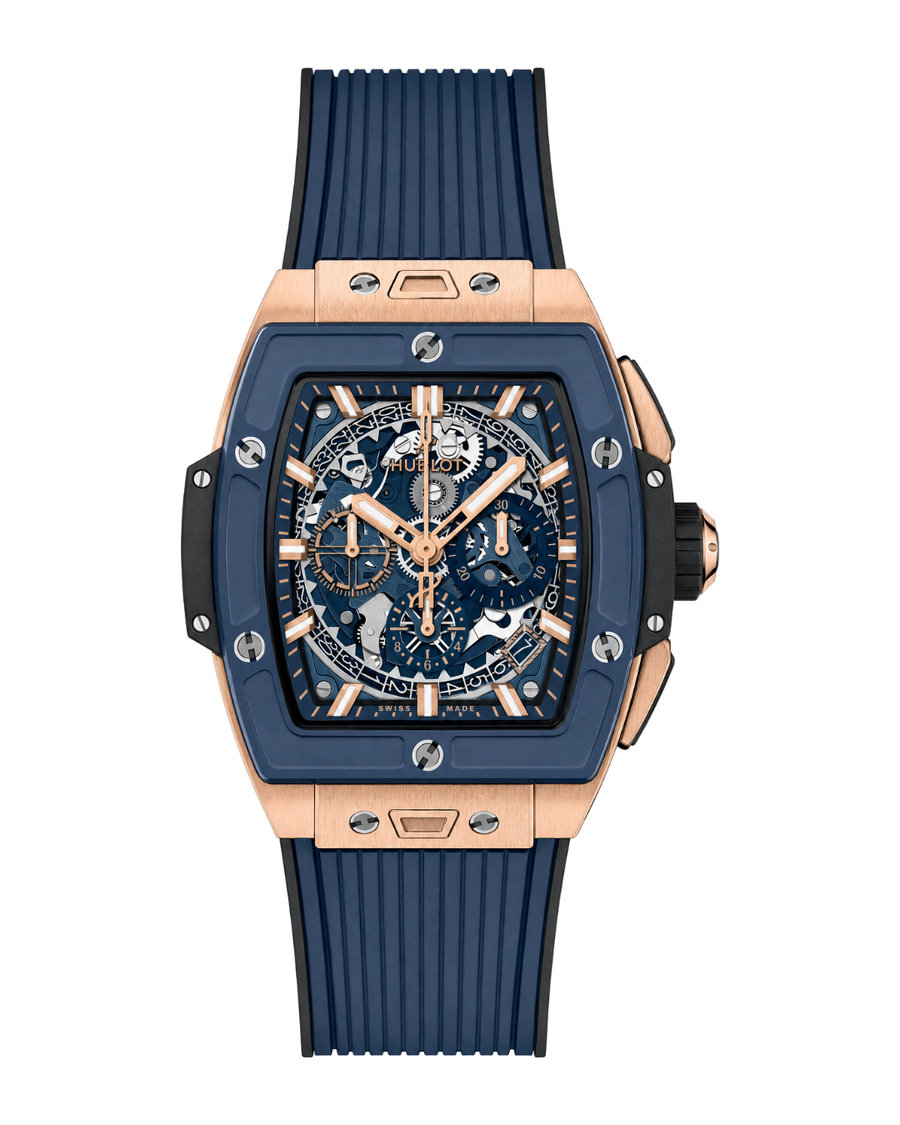 Hublot Spirit of Big Bang King Gold Blue Ceramic 642.OL.7180.RX