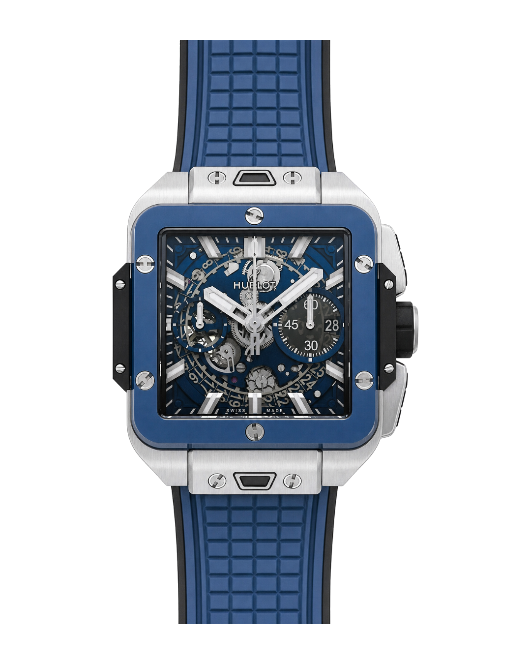 Hublot Square Bang Unico Titanium Blue Ceramic 821.NL.5170.RX