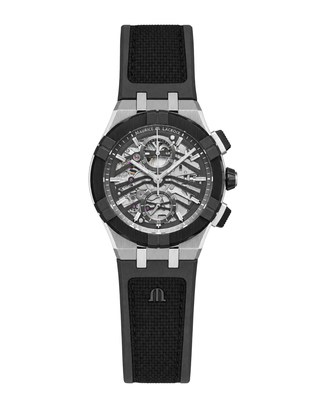 Maurice Lacroix Aikon Automatic Chronograph Skeleton Ref. AC8018-SSL20-030-2
