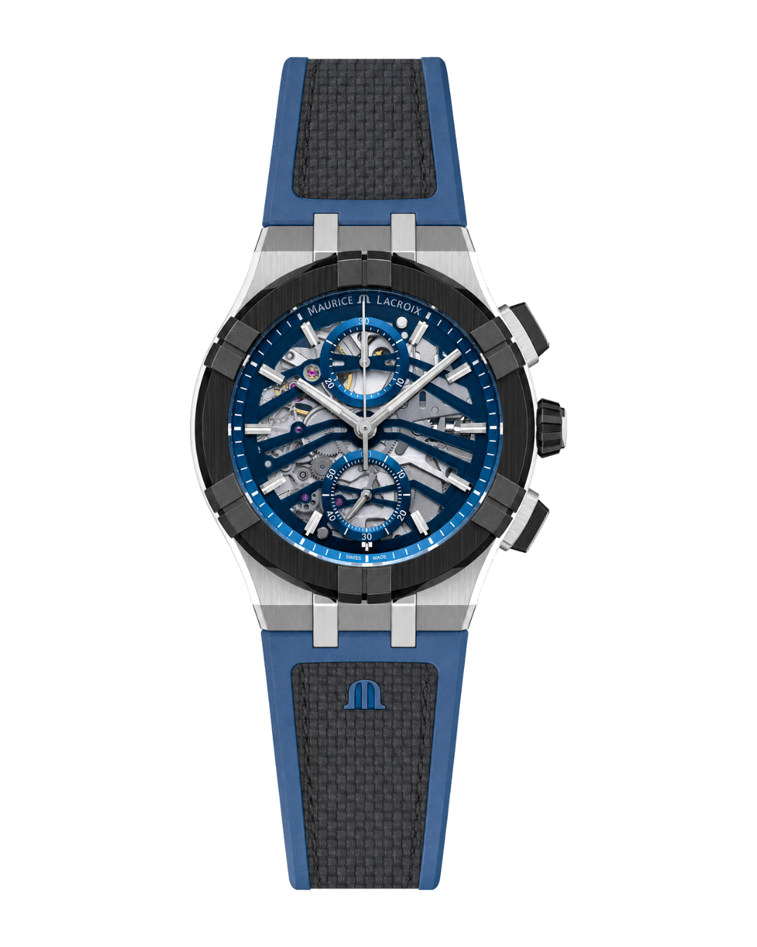 Maurice Lacroix Aikon Automatic Chronograph Skeleton Ref. AC8018-SSL20-030-4