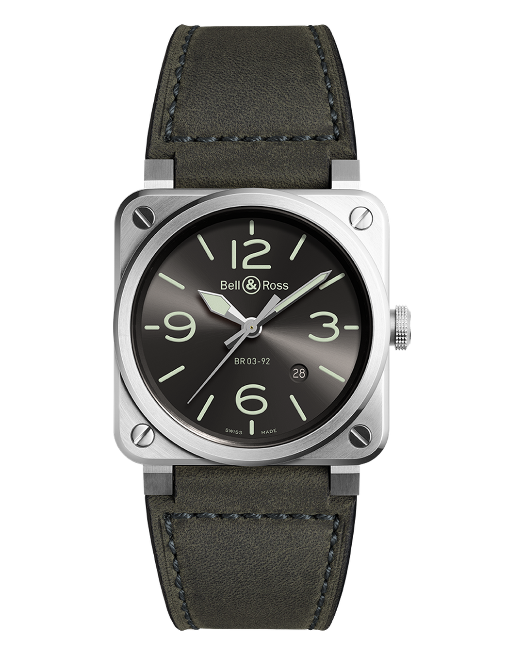 Bell & Ross BR 03-92 Grey Lum BR0392-GC3-ST/SCA