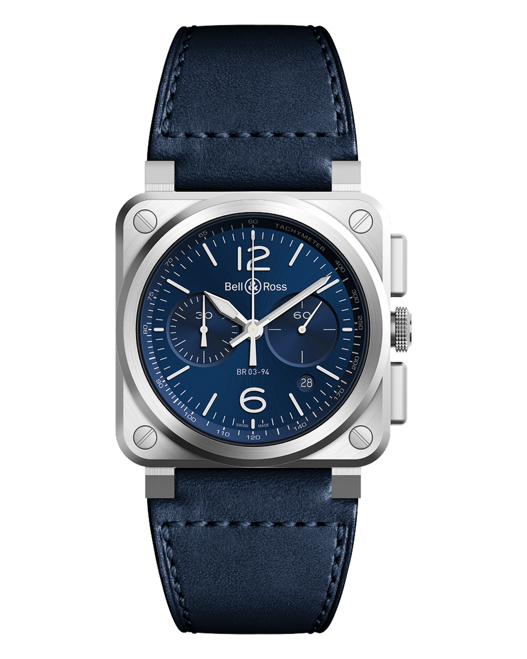 Bell & Ross BR 03-94 Blue Steel BR0394-BLU-ST/SCA