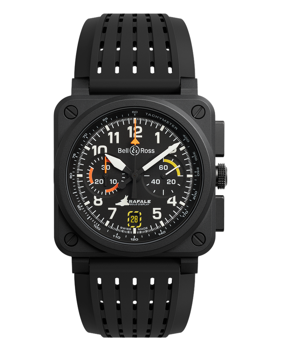Bell & Ross BR 03 Chrono Rafale Solo Display BR0394-RSD-CE/SRB