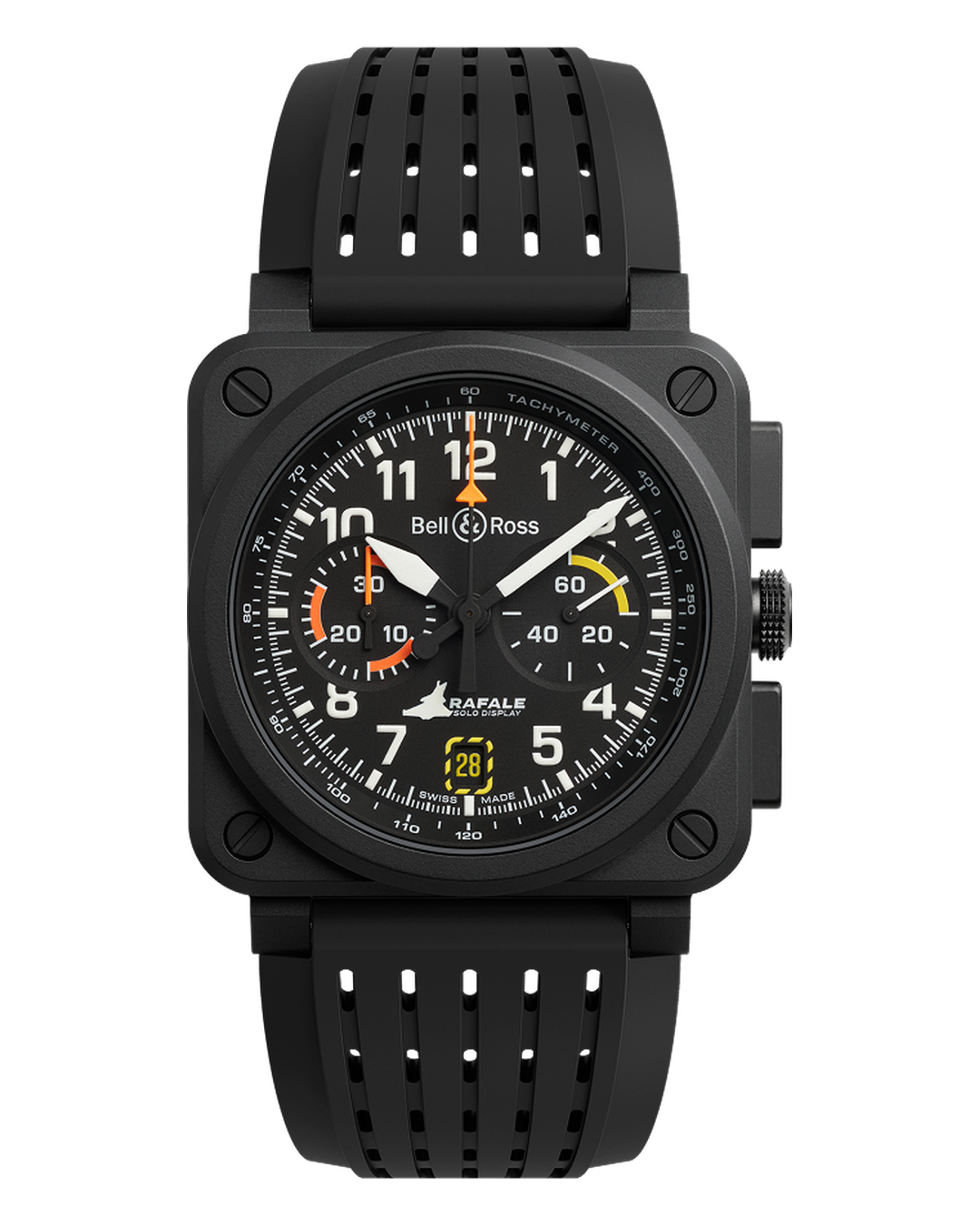 Bell & Ross BR 03 Chrono Rafale Solo Display BR0394-RSD-CE/SRB