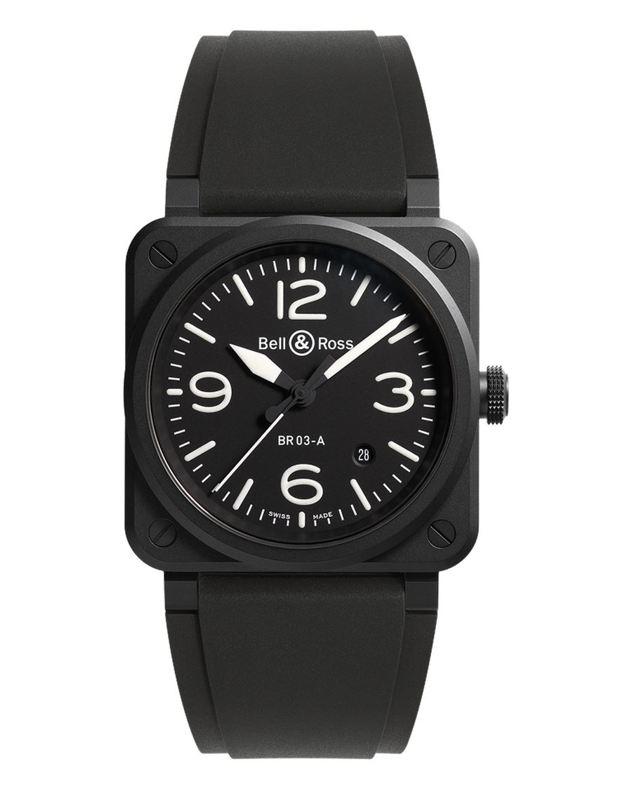 Bell & Ross BR 03 Black Matte BR03A-BL-CE/SRB