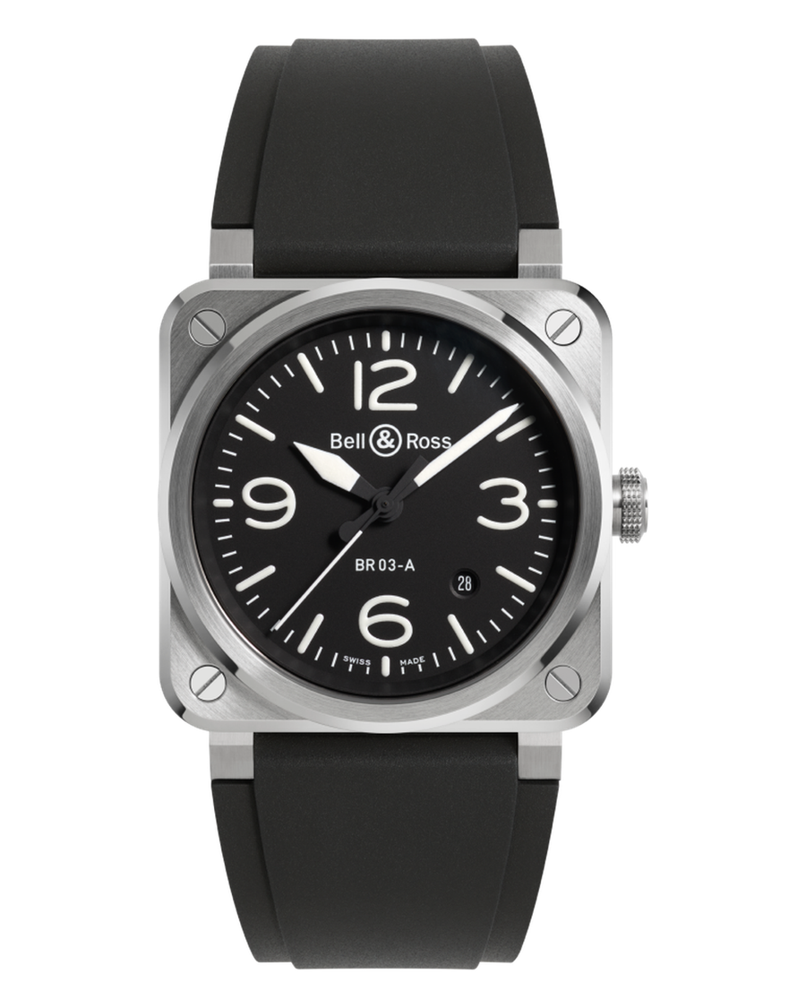 Bell & Ross BR 03 Black Steel BR03A-BL-ST/SRB