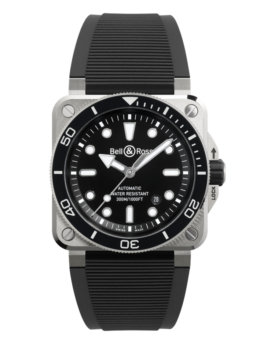 Bell & Ross BR 03 Diver Black Steel BR03A-D-BL-ST/SRB
