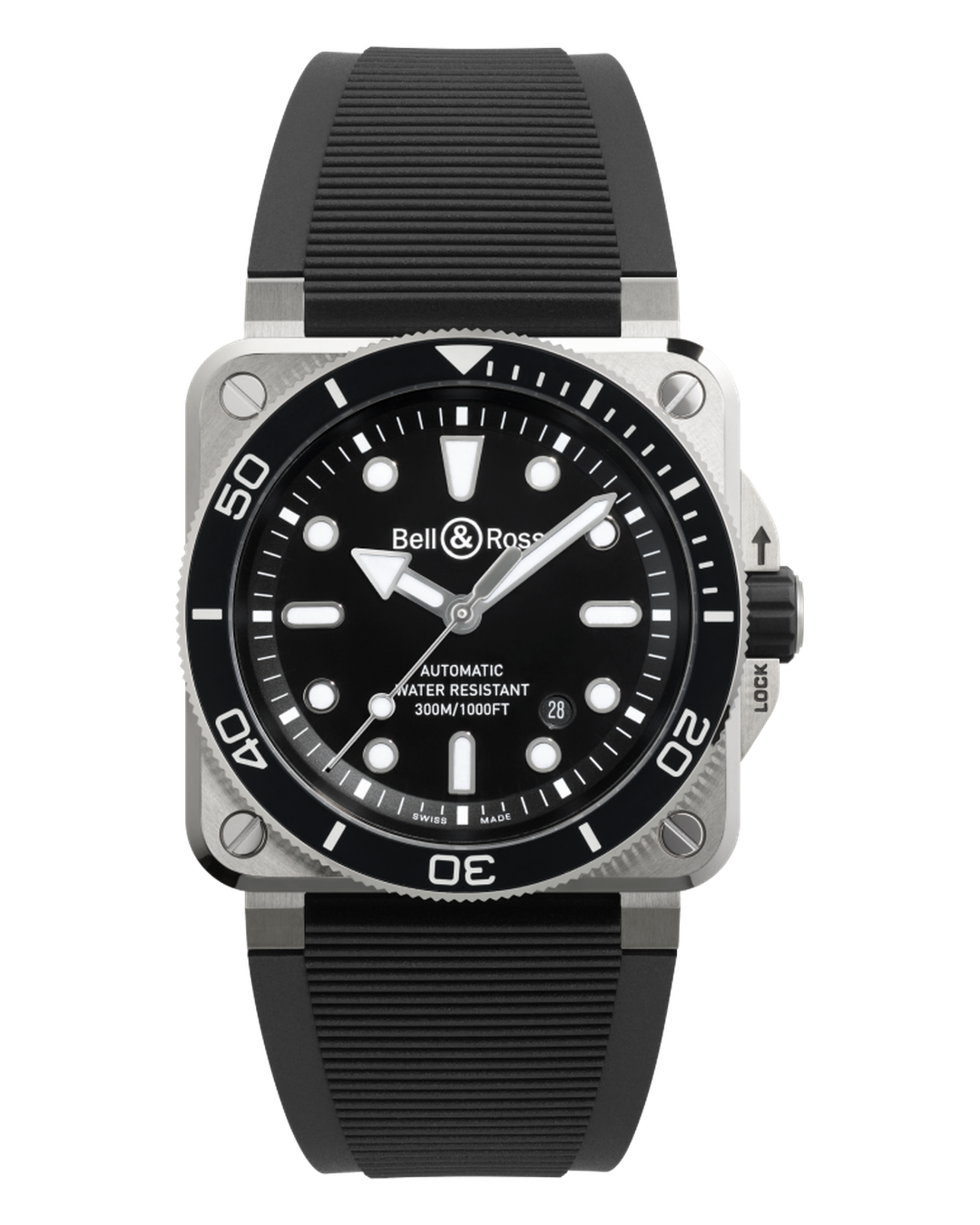 Bell & Ross BR 03 Diver Black Steel BR03A-D-BL-ST/SRB
