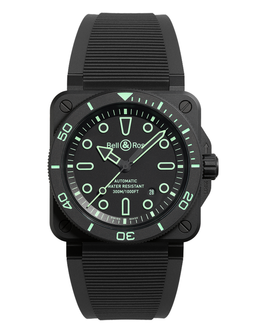Bell & Ross BR 03 Diver Lum Outline BR03A-D-OL-CE/SRB