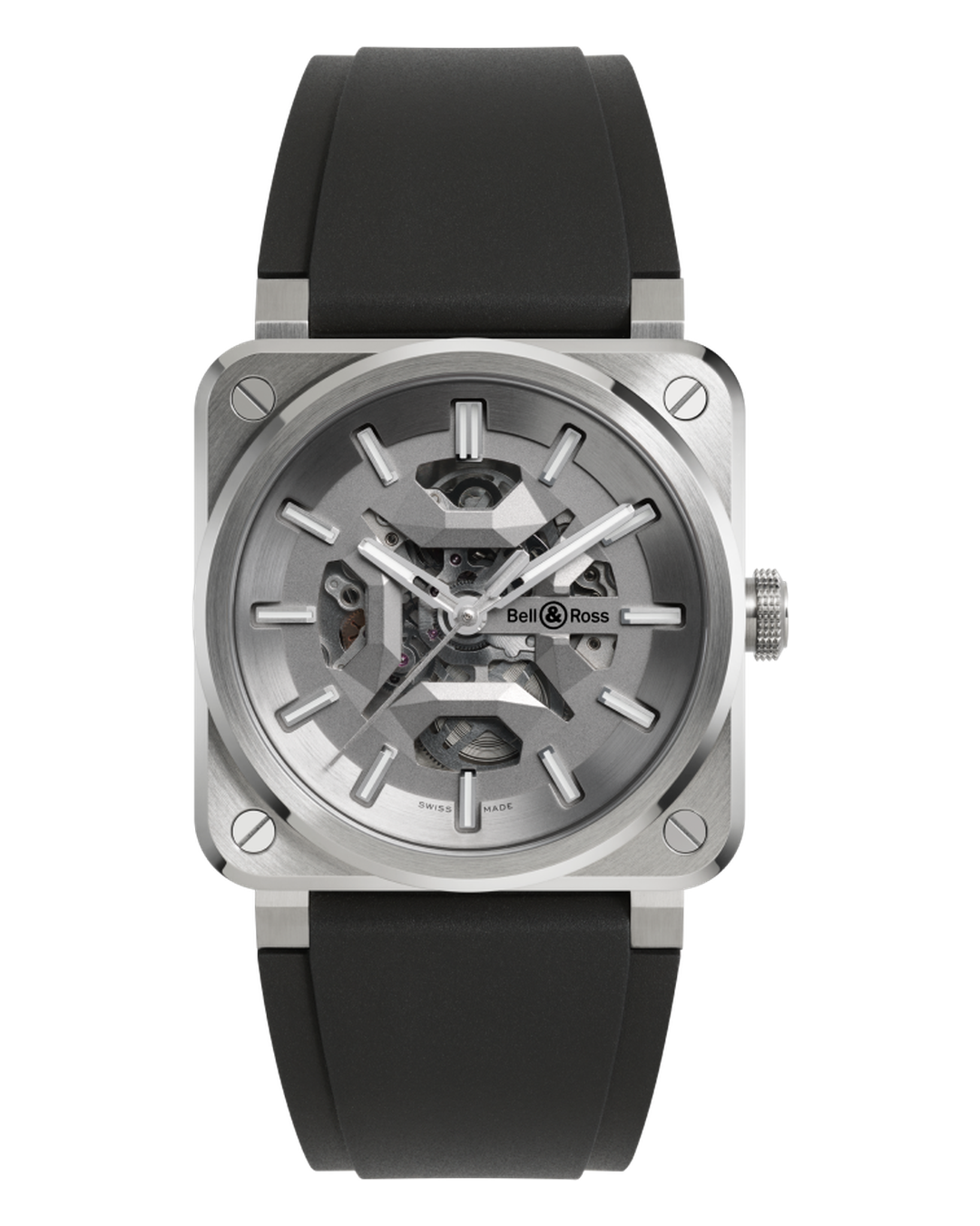 Bell & Ross BR 03 Skeleton Grey Steel BR03A-GR-SKST/SRB