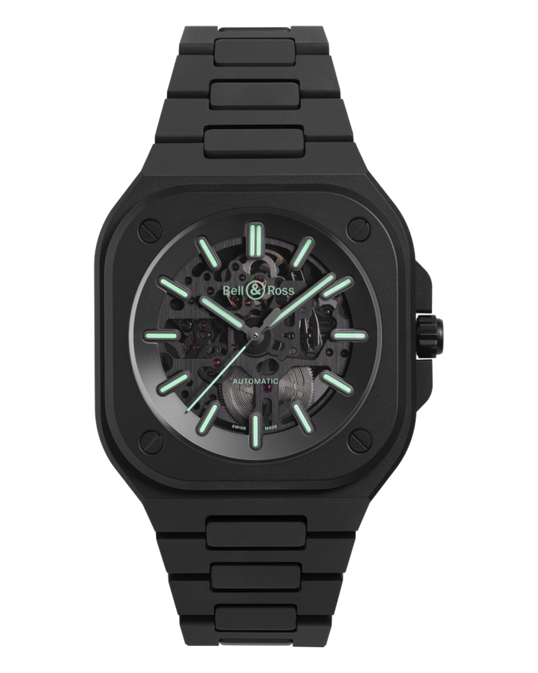 Bell & Ross BR 05 Skeleton Black Lum Ceramic BR05A-BLM-SKCE/SCE