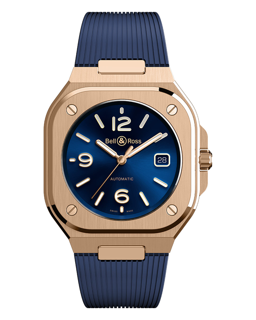 Bell & Ross BR 05 Blue Gold BR05A-BLU-PG/SRB