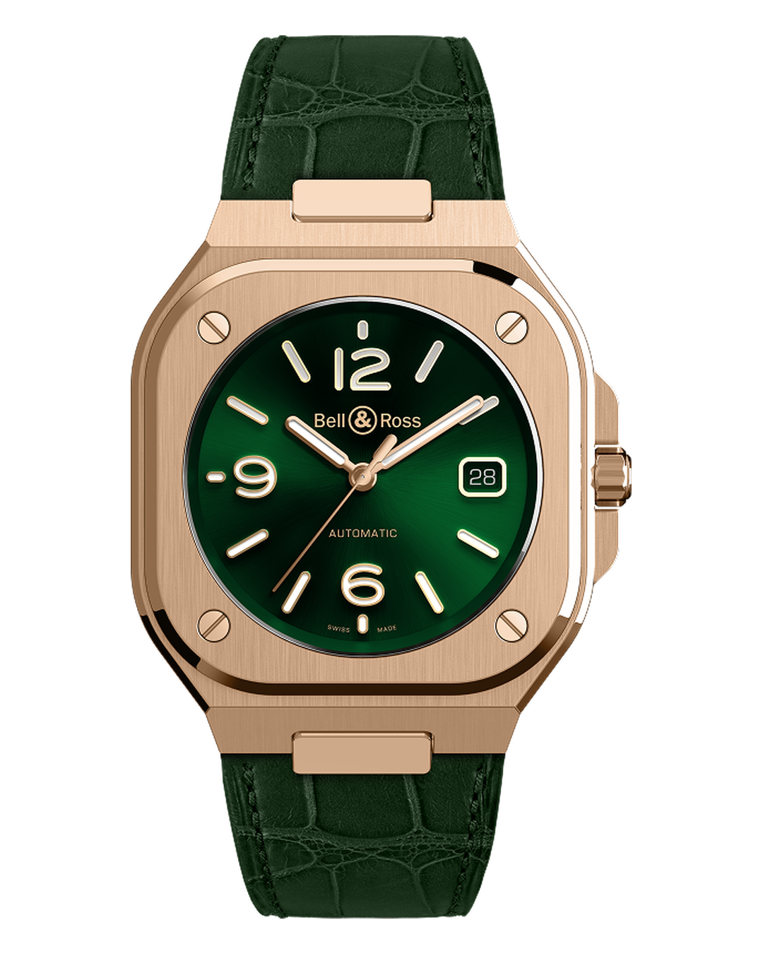 Bell & Ross BR 05 Green Gold BR05A-GN-PG/SCR