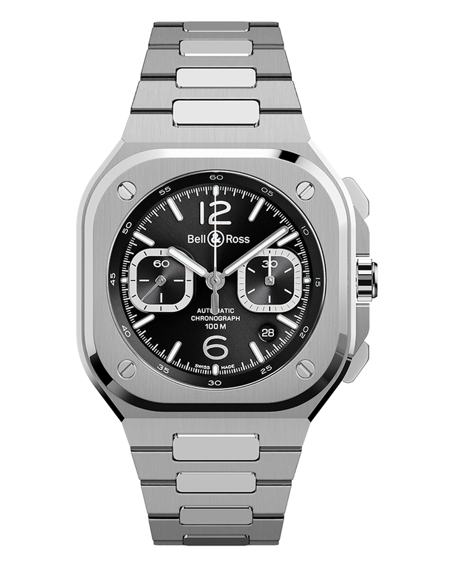 Bell & Ross BR 05 Chrono Black Steel BR05C-BLC-ST/SST