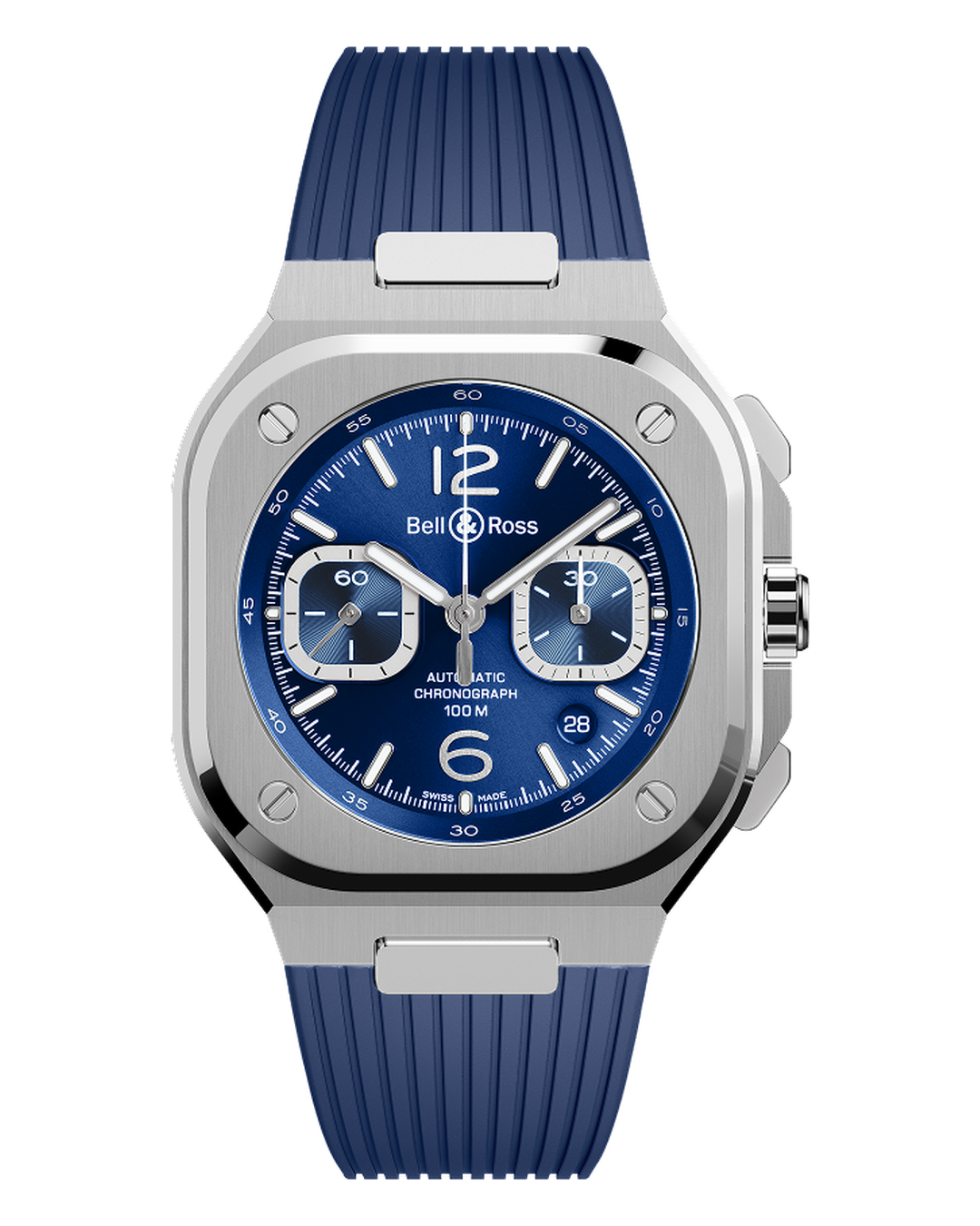 Bell & Ross BR 05 Chrono Blue Steel BR05C-BLU-ST/SRB