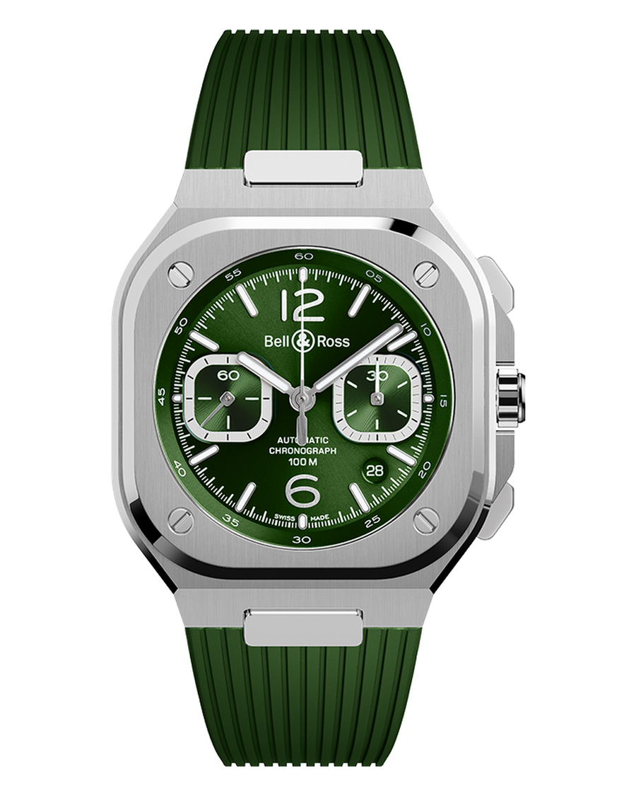 Bell & Ross BR 05 Green Steel BR05C-GN-ST/SRB