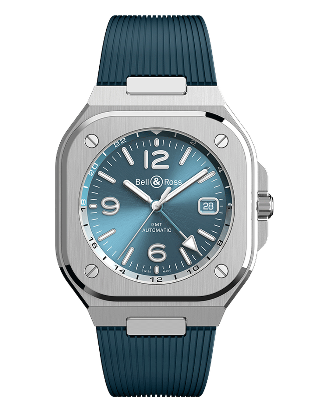 Bell & Ross BR 05 GMT Sky Blue BR05G-PB-ST/SRB