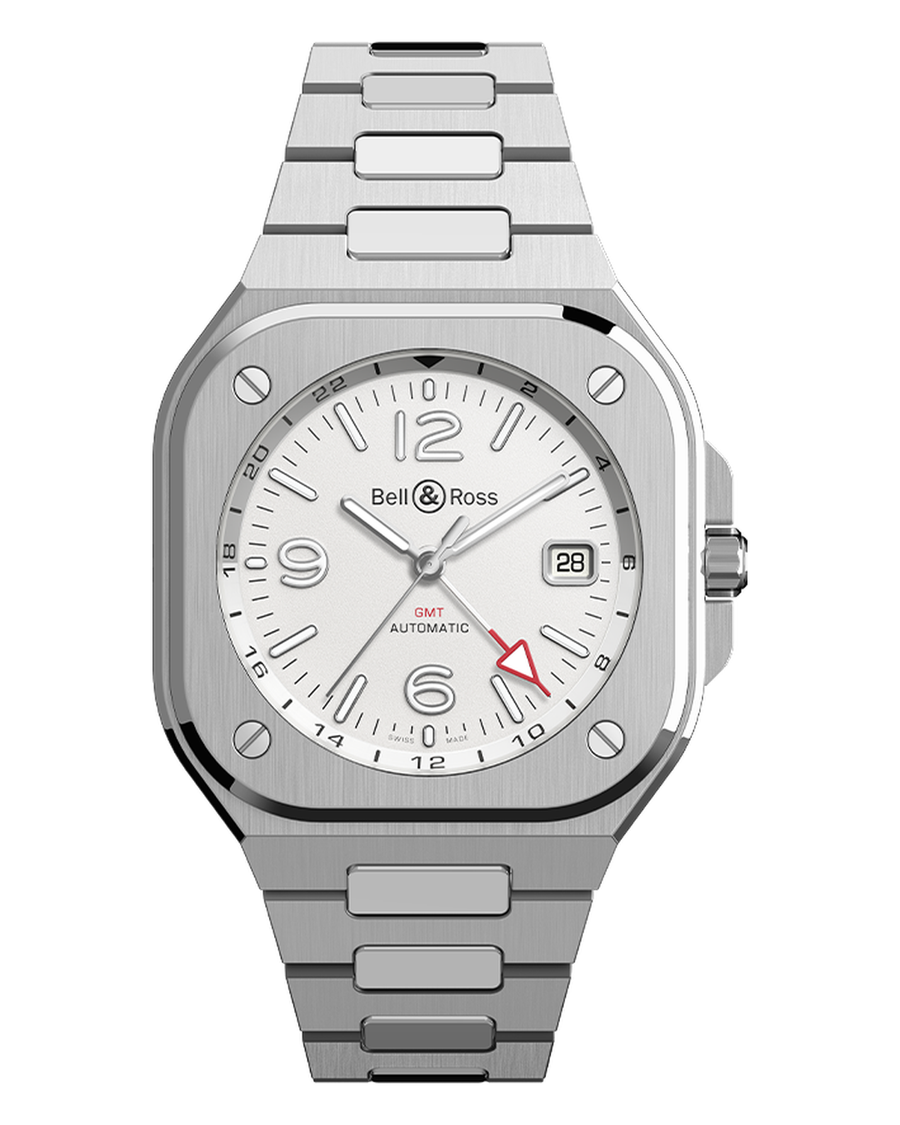 Bell & Ross BR 05 GMT White BR05G-SI-ST/SST