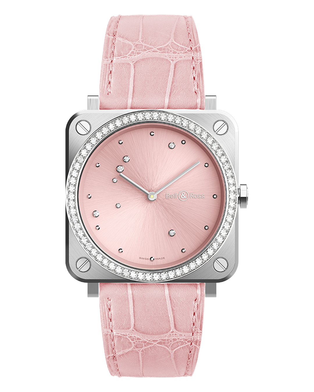 Bell & Ross BR S Pink Diamond Eagle Diamonds BRS-EP-ST-LGD/SCR