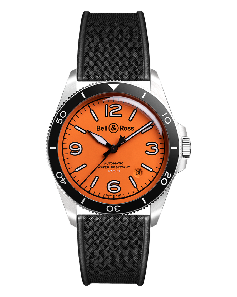 Bell & Ross BR V2-92 Orange BRV292-O-ST/SRB