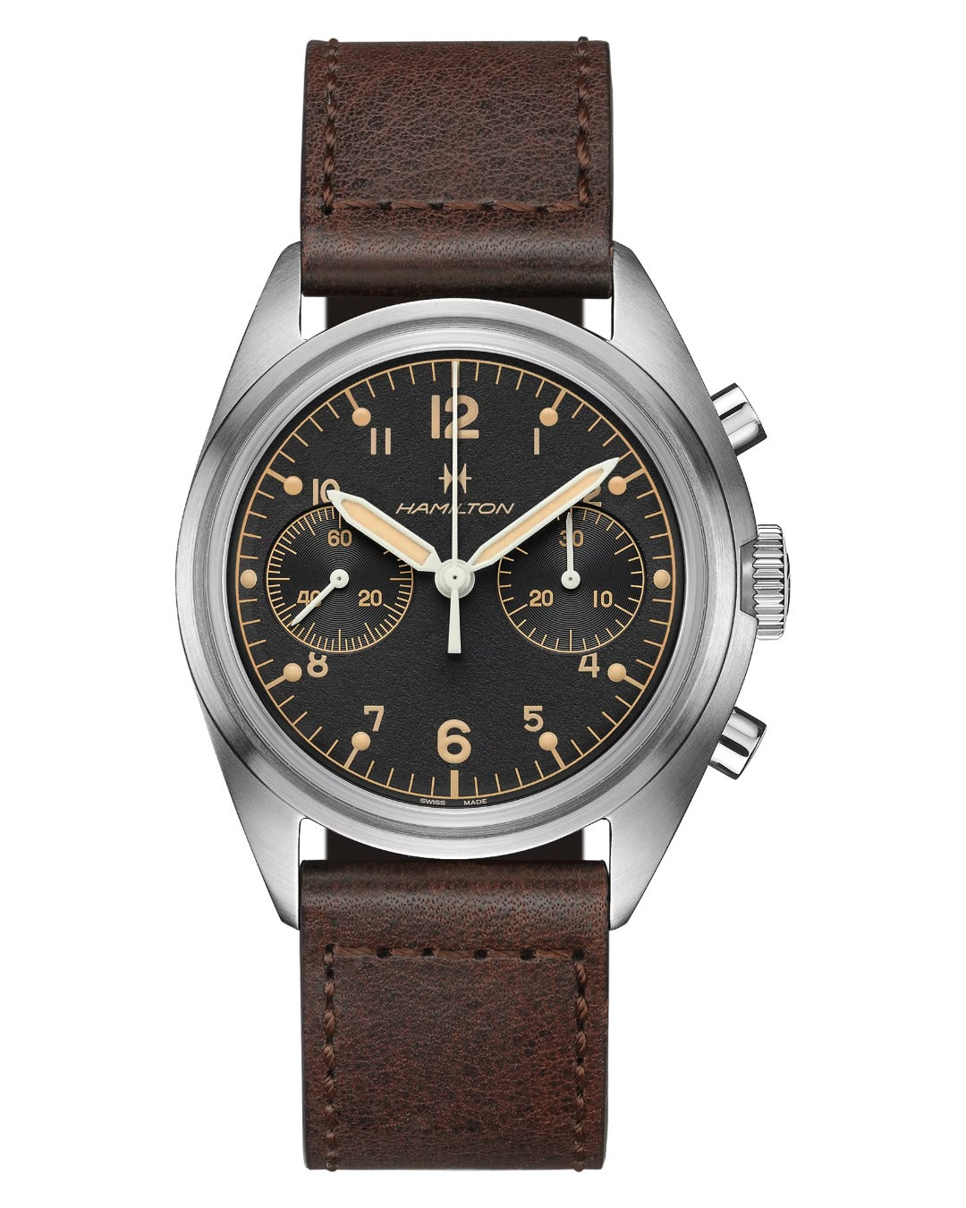 Hamilton Khaki Aviation Pilot Pioneer Mechanical Chrono Ref. H76409530