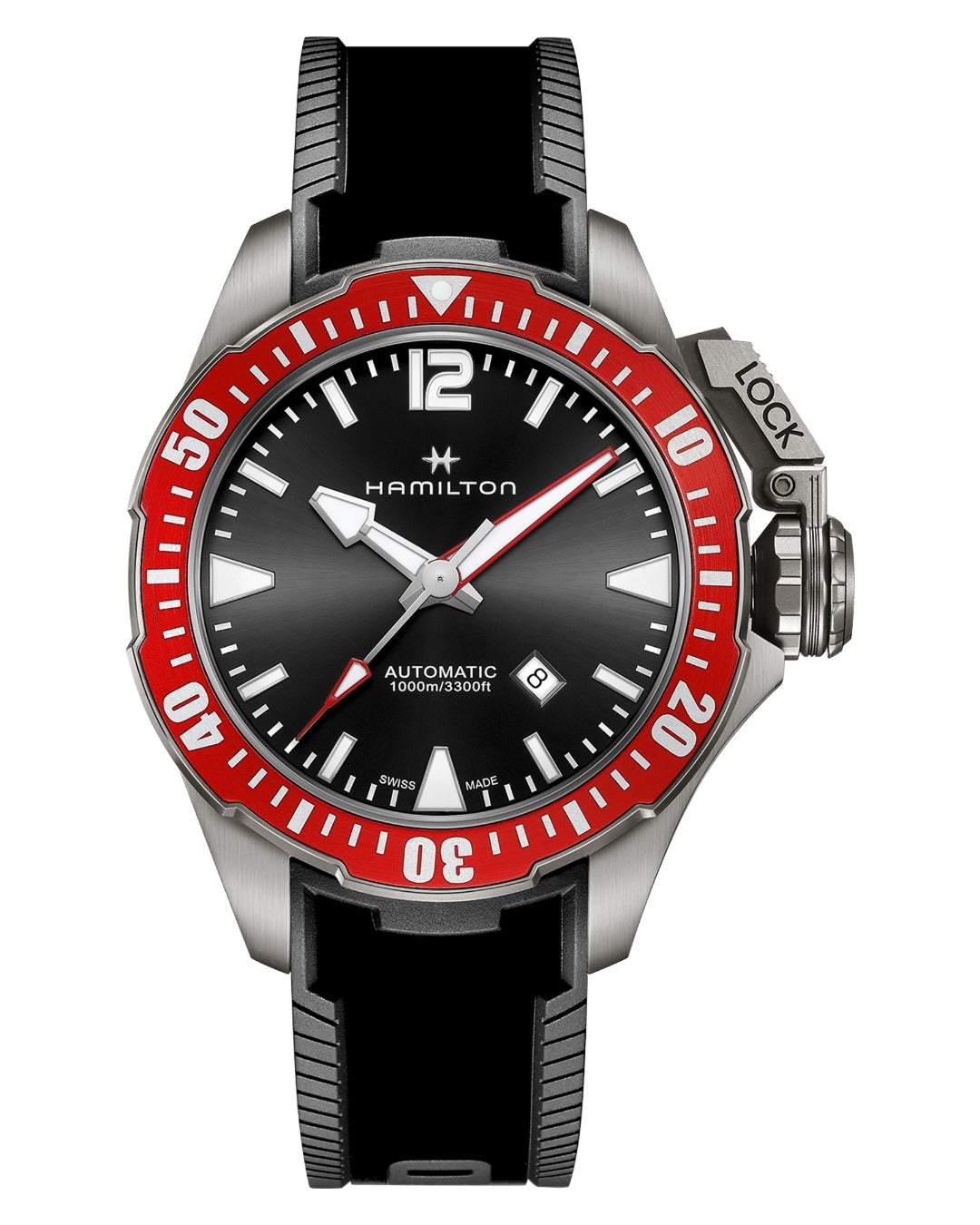Hamilton Khaki Navy Frogman Titanium Auto Ref. H77805335