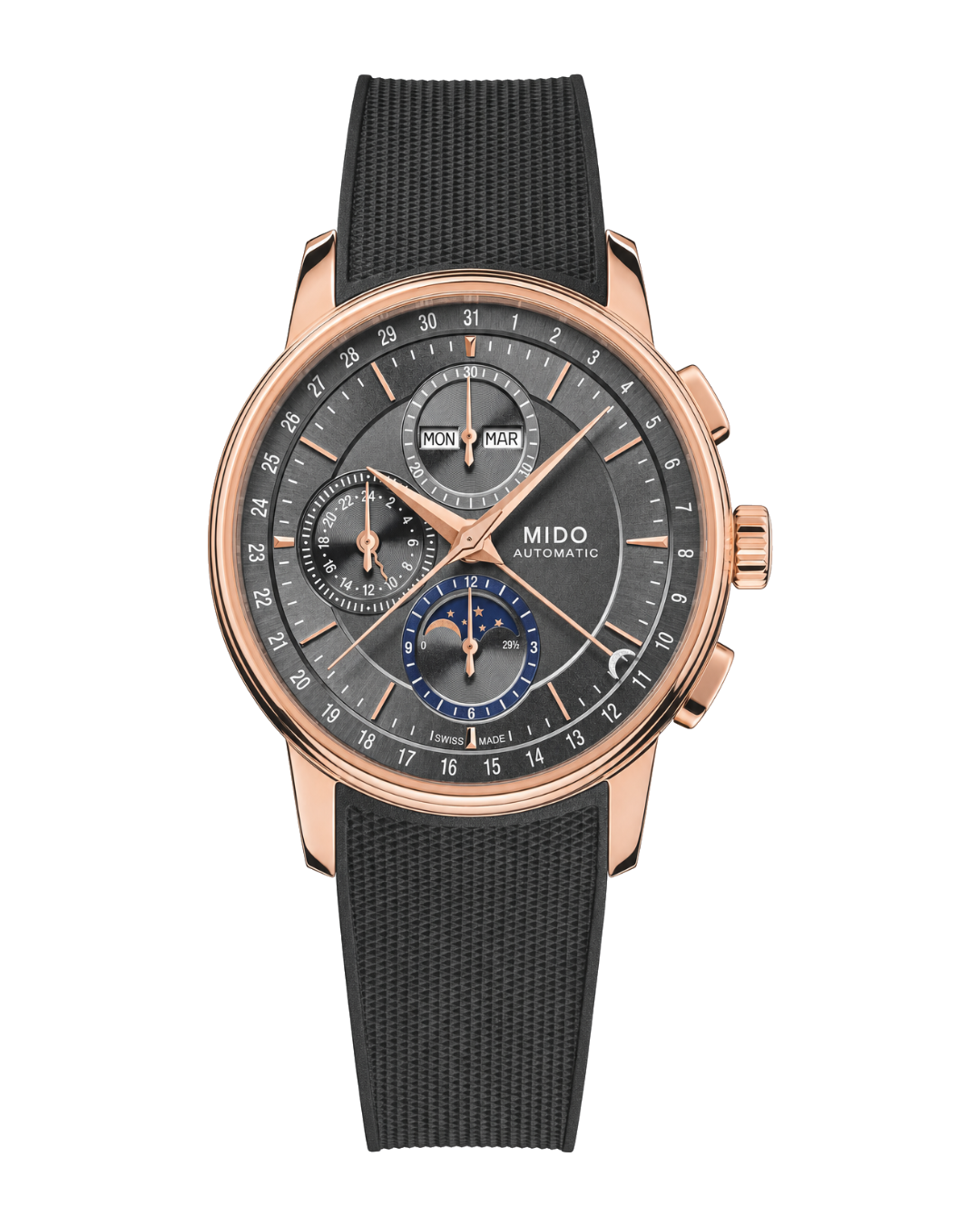 Mido Baroncelli Chronograph Moonphase Ref. M027.625.37.061.00