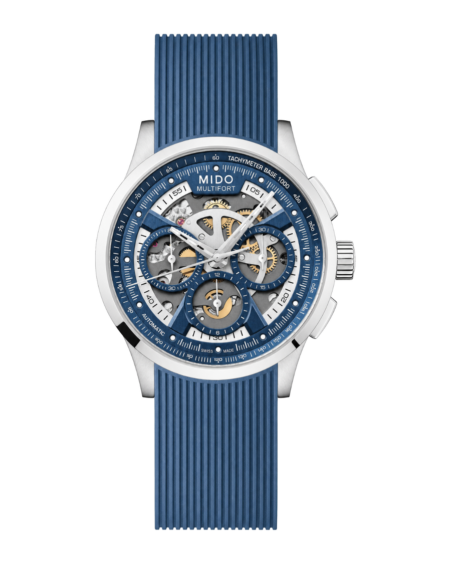 Mido Multifort Skeleton Chronograph