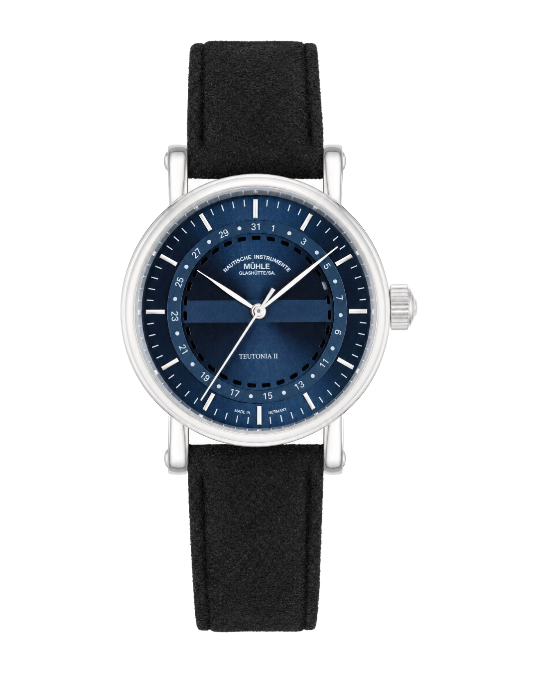 Mühle-Glashütte Teutonia II Ringdatum M1-33-52-AB-I