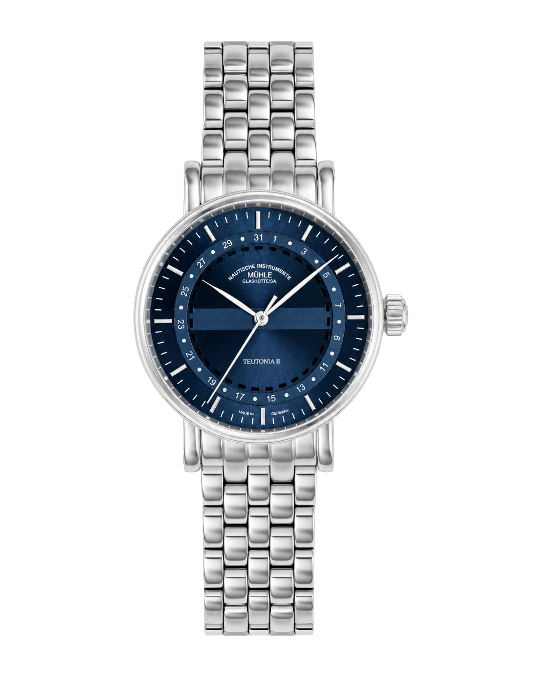 Mühle-Glashütte Teutonia II Ringdatum M1-33-52-MB