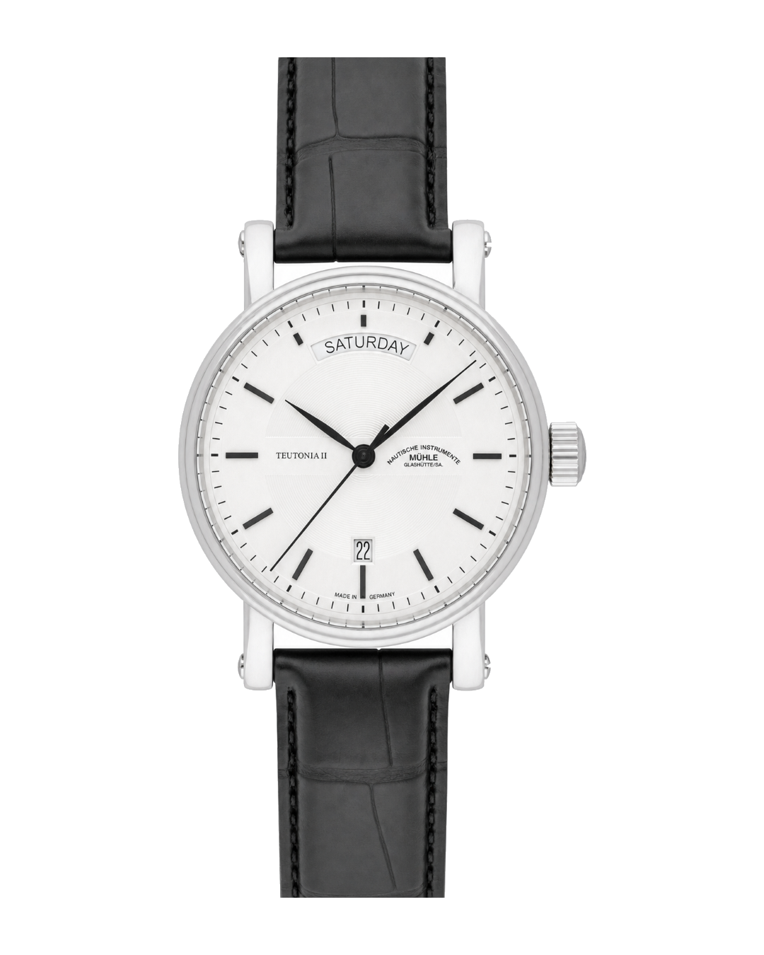 Mühle-Glashütte Teutonia II Tag/Datum M1-33-65-LB
