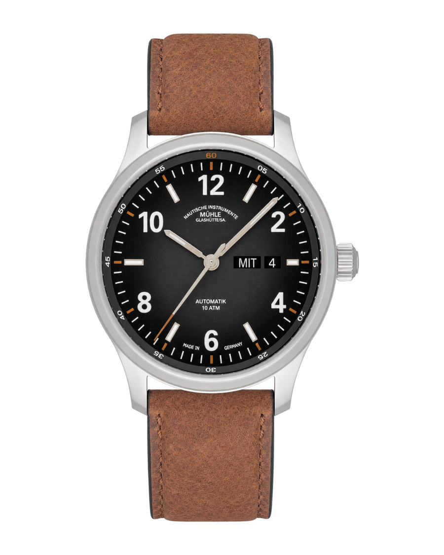 Mühle-Glashütte Lunova Tag/Datum