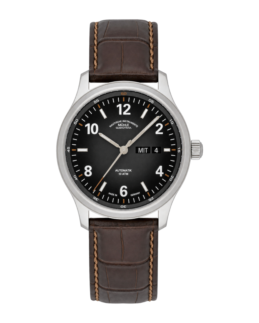 Mühle-Glashütte Lunova Tag/Datum