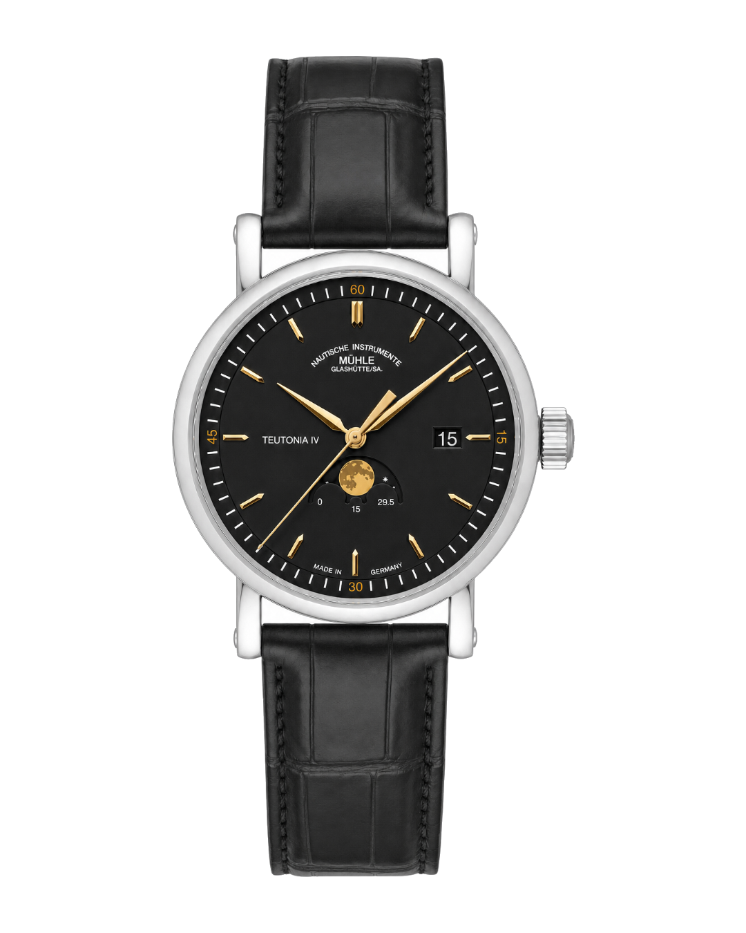 Mühle-Glashütte Teutonia IV Mondphase M1-44-03-LB