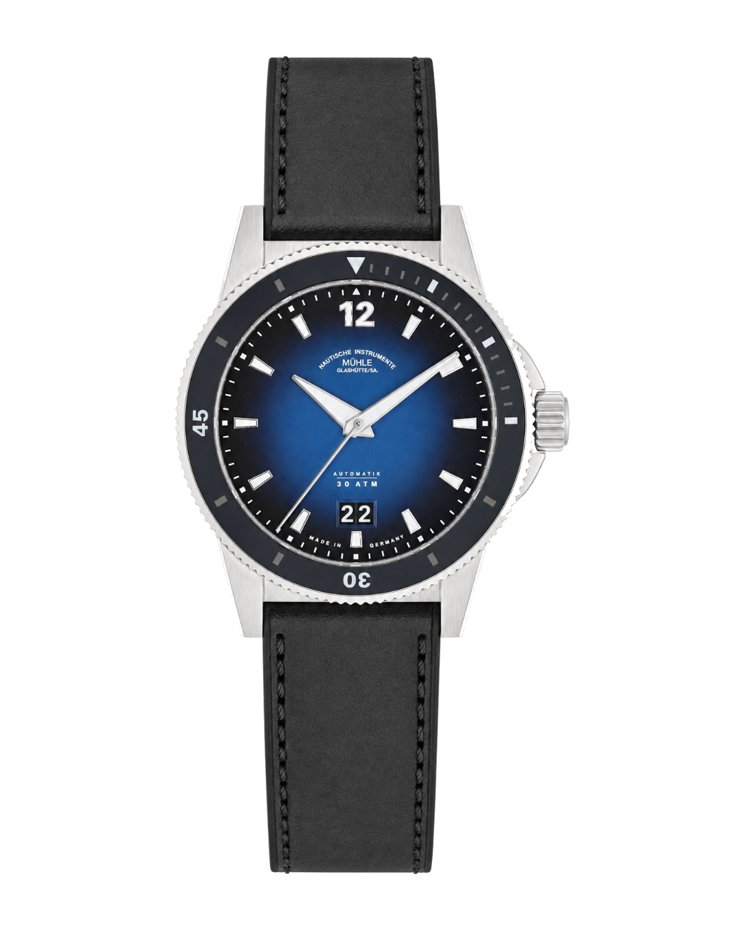 Mühle-Glashütte Sportivo Großdatum M1-52-42-LK