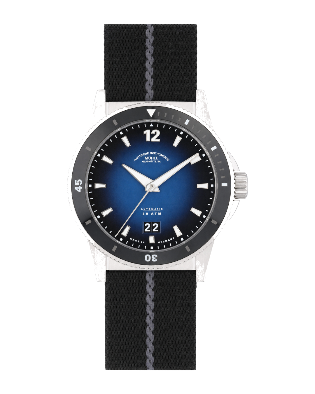 Mühle-Glashütte Sportivo Großdatum M1-52-42-NB