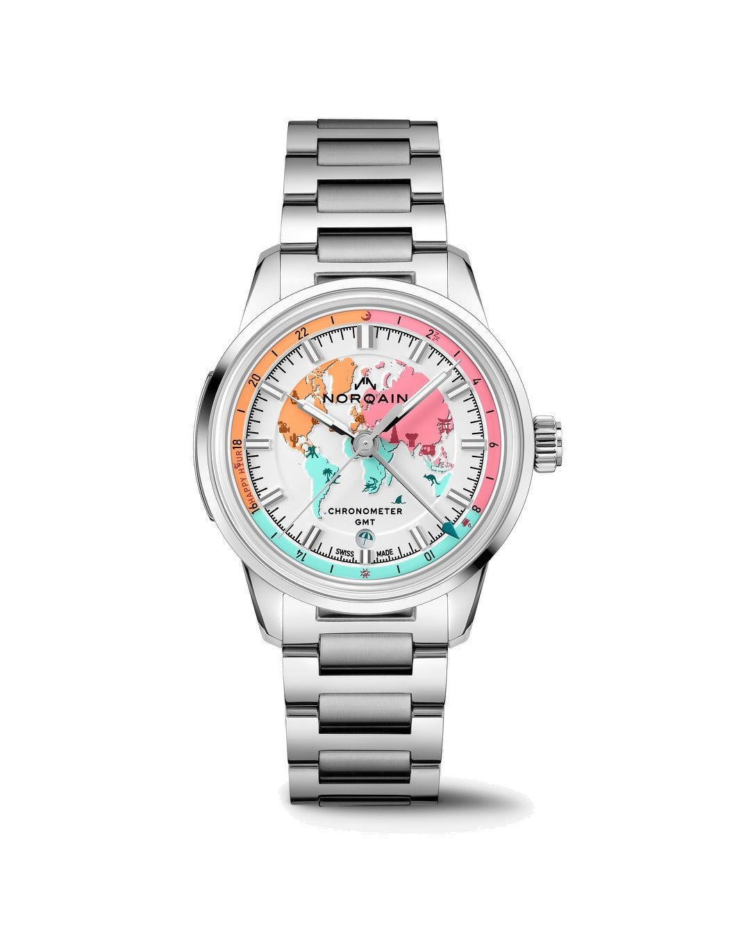 NORQAIN Freedom GMT Enjoy Life "Holiday" Limited Edition N2100.22S02.W01.S01
