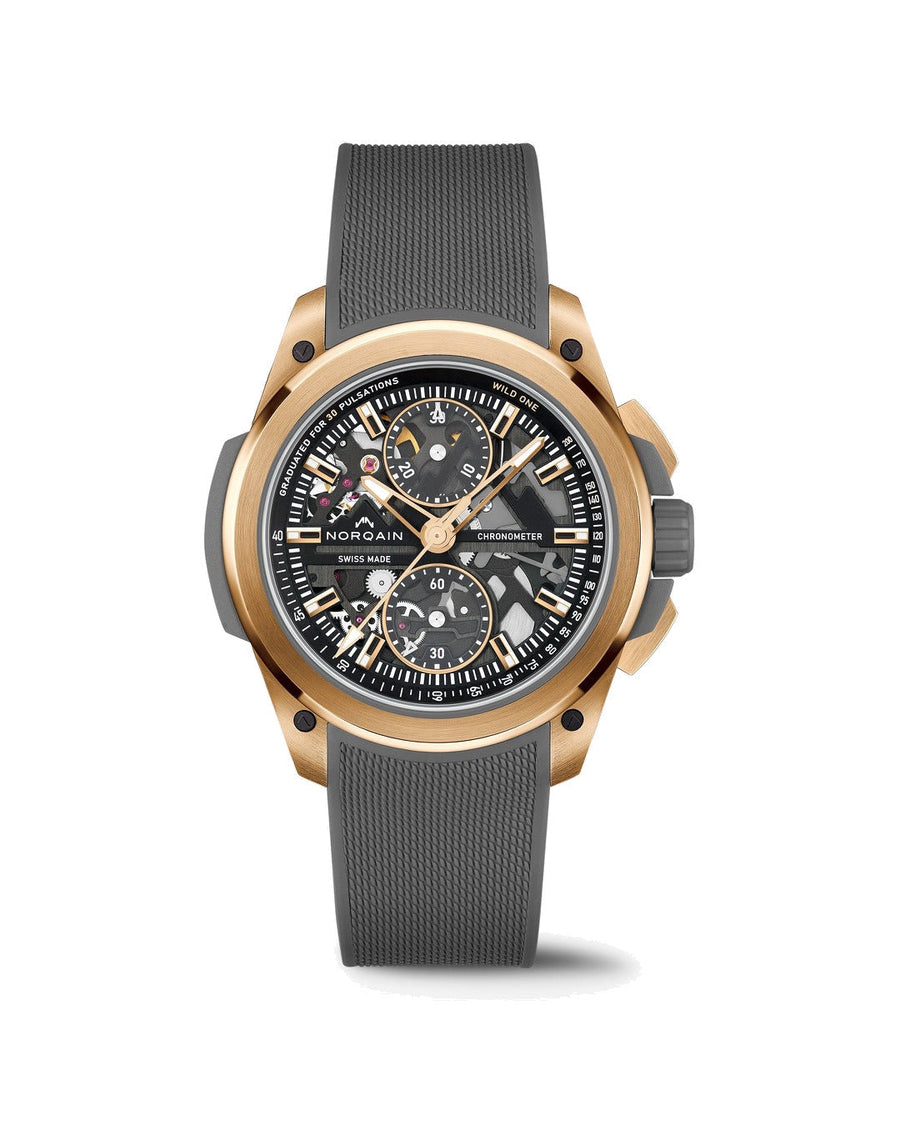 NORQAIN Wild ONE Skeleton Chrono Red Gold Limitierte Edition N3002.40G01.B01.R03