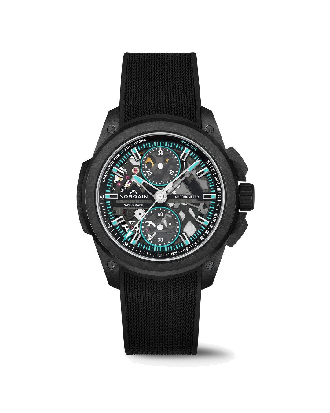 NORQAIN Wild ONE Skeleton Chrono N3002.40Q01.B07.R01